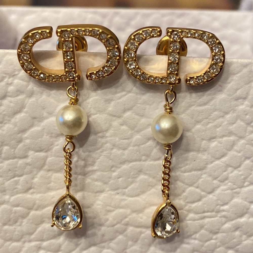 Authentic Dior Earrings - Picture 2 of 12